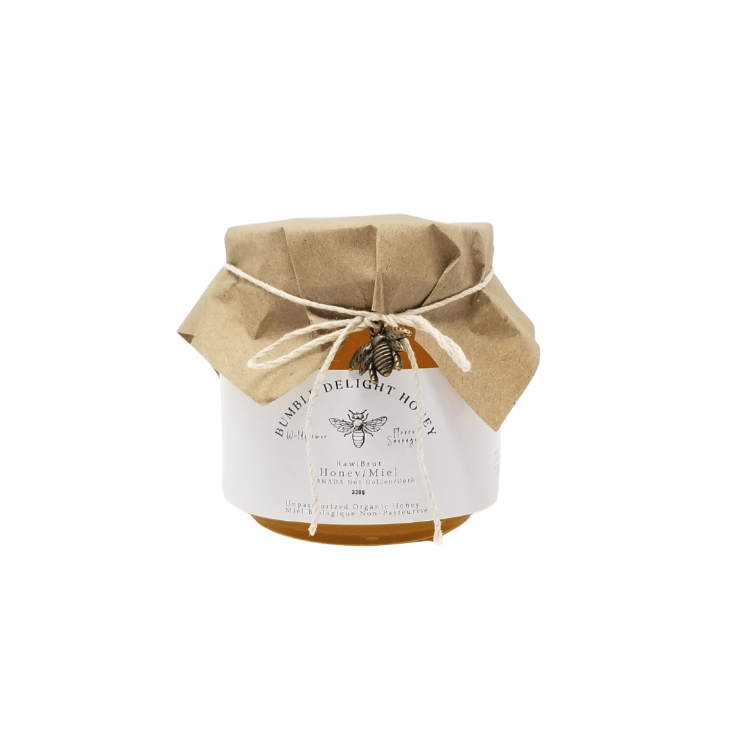 100% Organic Ontario Made Honey In Glass Jar