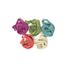 Cotton tote string bag empty