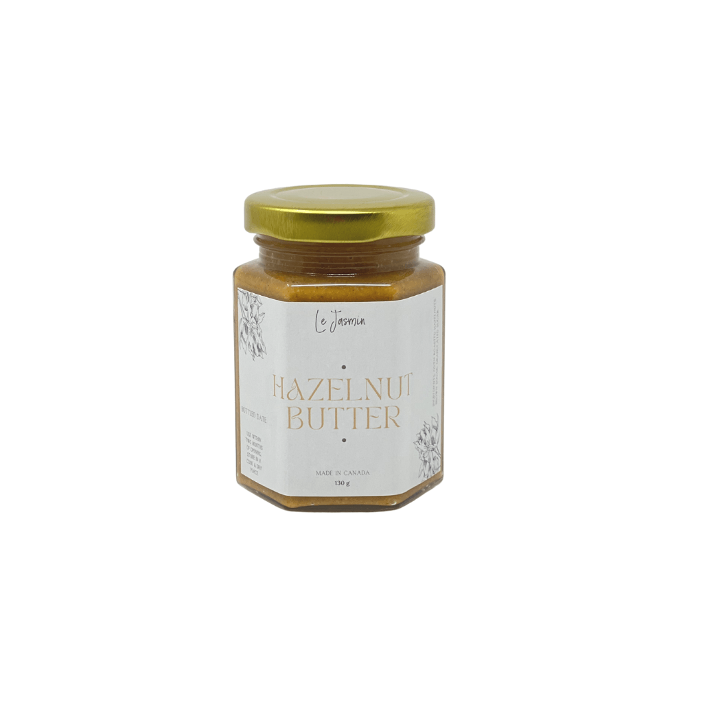 Gourmet Hazelnut Butter Spread In Glass Jar Made In Canada