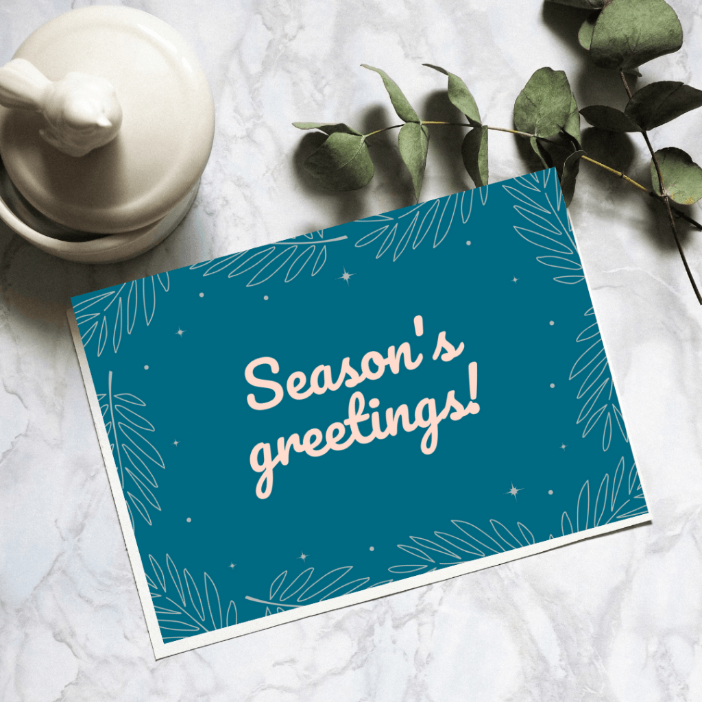 Season's Greetings Holiday Card