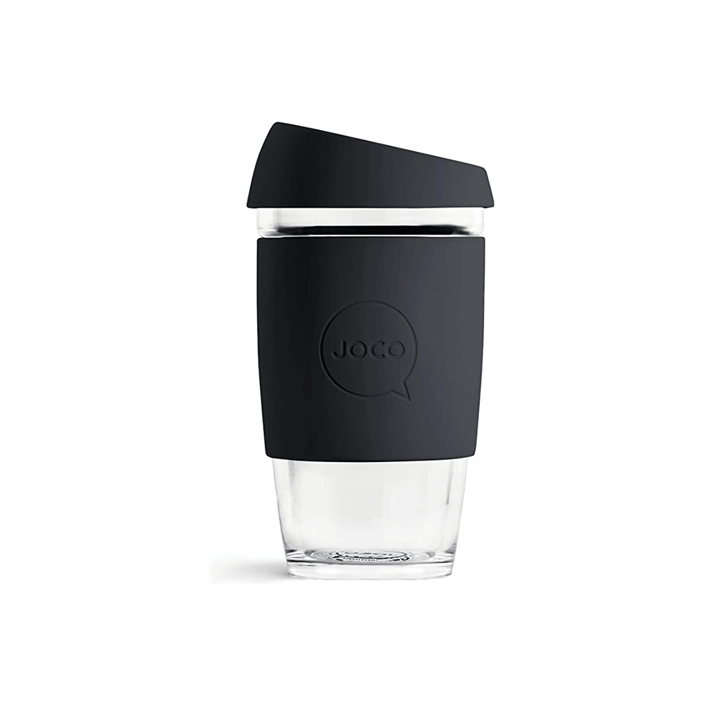 Joco Reusable Glass Cup with Silicone sleeve