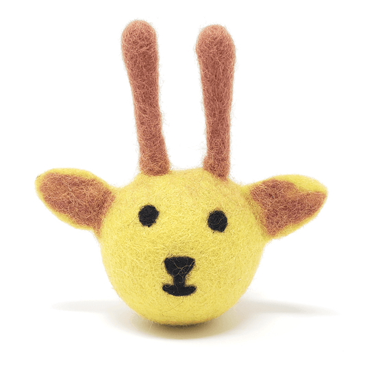 NATURAL WOOL ECO PET TOY Jessie the Giraffe