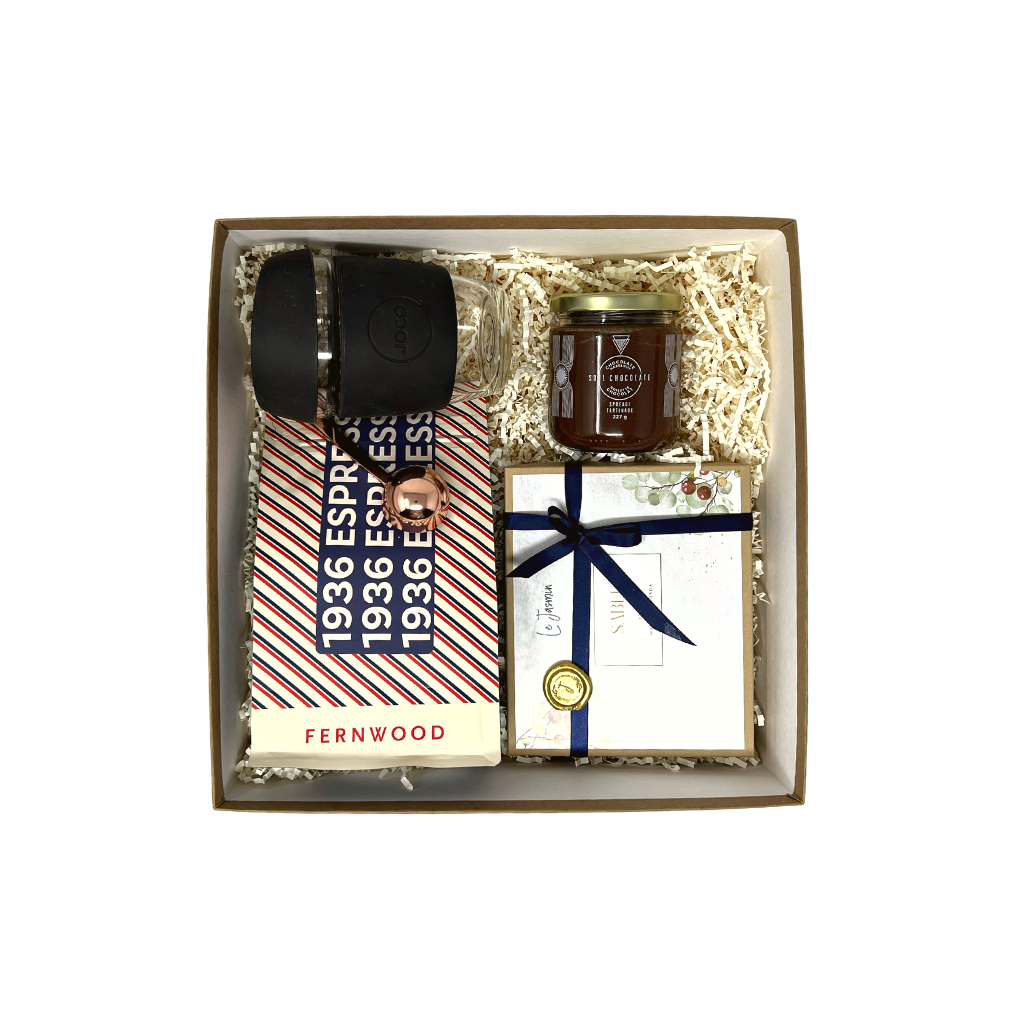 Premium Coffe Care Package filled with artisan goodies Made in Canada