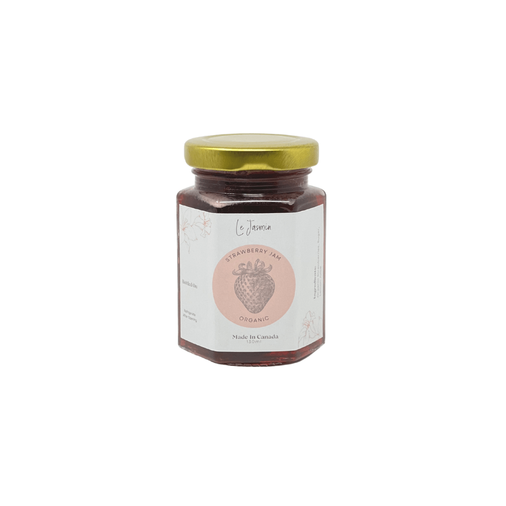 Le Jasmin Organic Strawberry Jam Made In Canada
