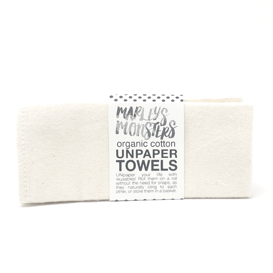 Unpaper Towels  reusable organic cotton 6 pack
