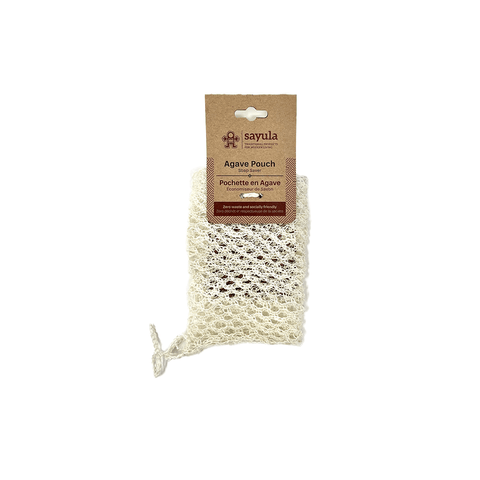 Agave Soap Pouch in plastic free paper packaging