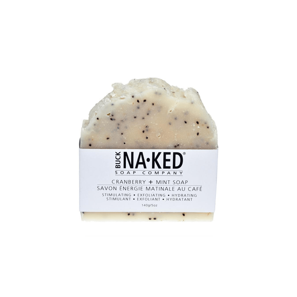 Buck Naked Cranberry Mint Soap Handcrafted in Canada