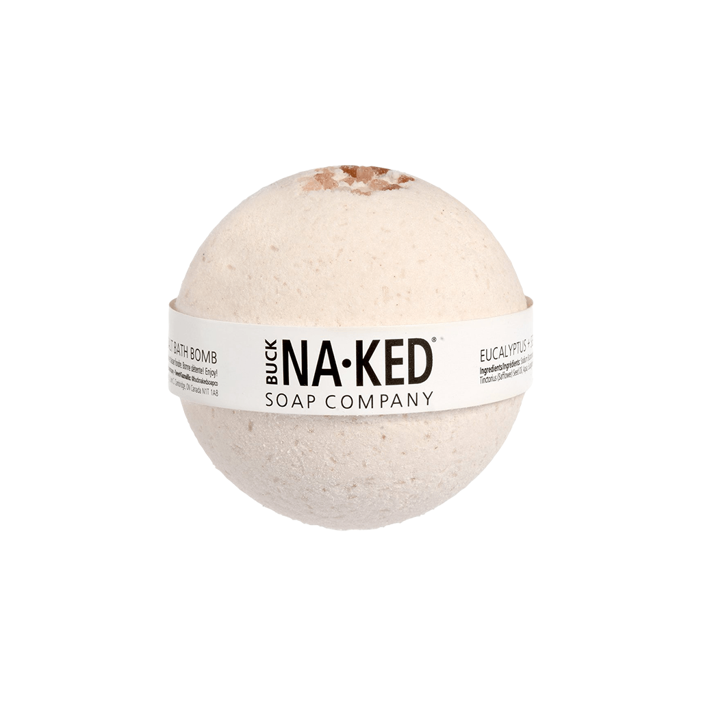 Buck Naked Soap Company Eucalyptus Himalayan Salt Bath Bomb