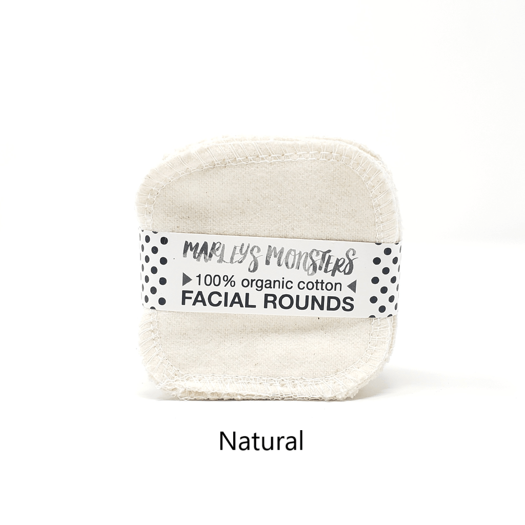 Reusable cotton pads natural pack of 20