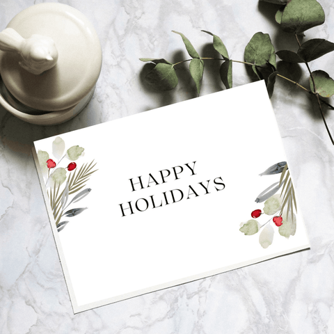 Happy Holidays Greeting Card 