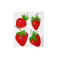 compostable swedish dishcloth-kattinatt- strawberries