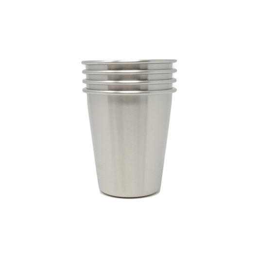 Klean Kanteen Stainless Steel Reusable Cup 10oz 4 pack out of box