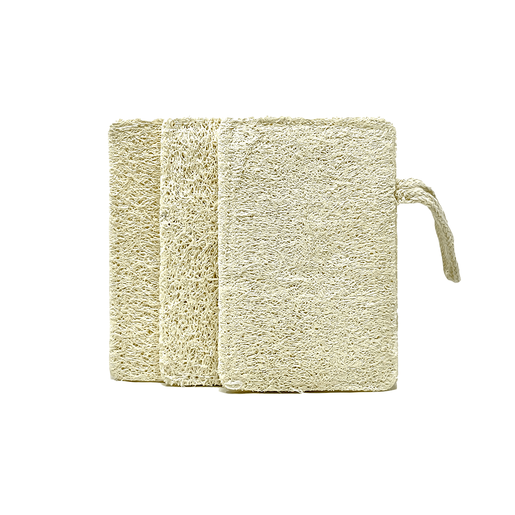 Loofah kitchen sponge set of 3 