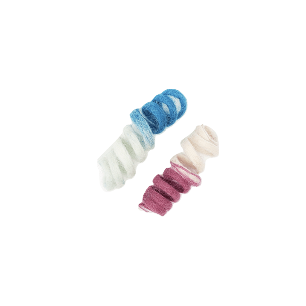 natural wool eco pet toy springs