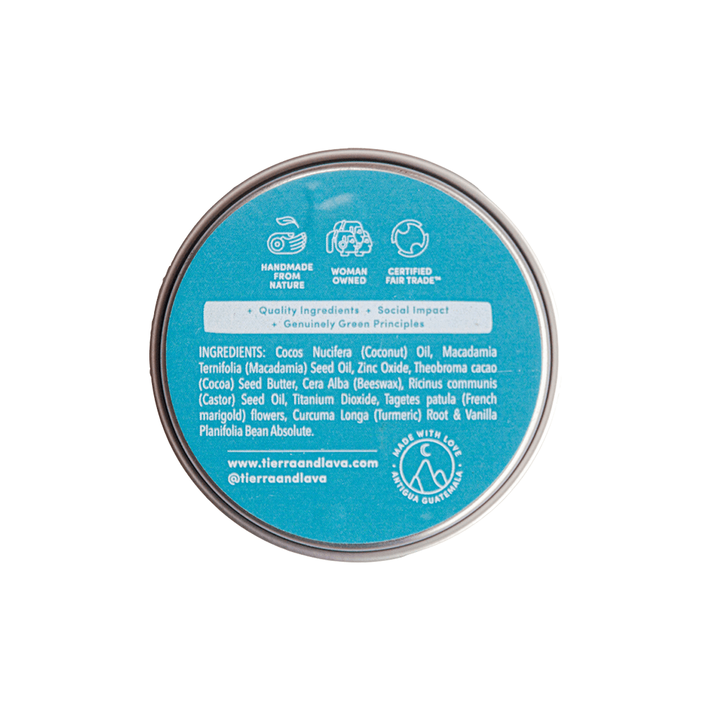 PLASTIC FREE 100% NATURAL SUNSCREEN SPF15 back