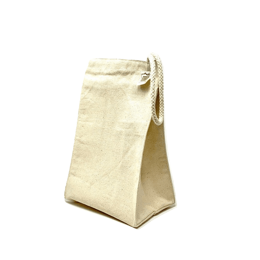 Recycled cotton lunch bag