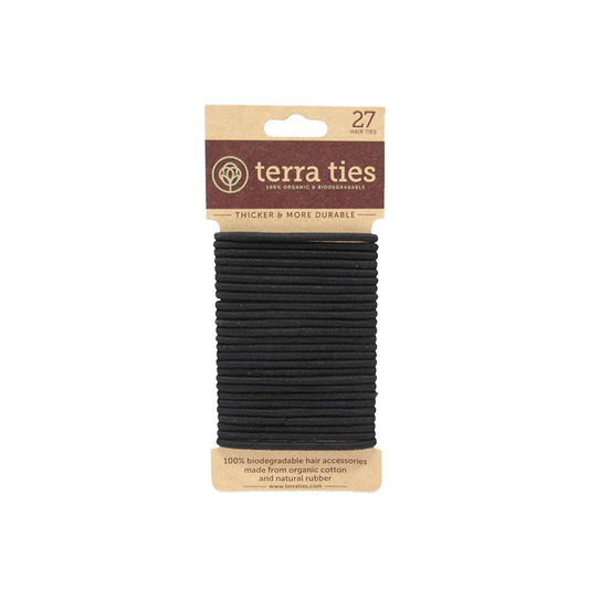 TERRA TIES BIODEGRADABLE HAIR TIES-27 Pack
