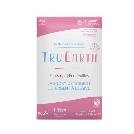 Tru Earth Laundry Detergent Eco Strips (Baby)- 64 strip pack