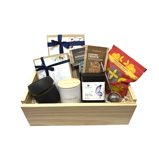 Tea Lover Gift box with sustainable artisan products from Canada