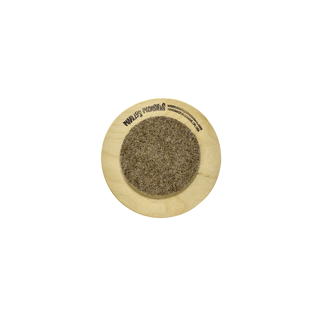 Unpaper Towel wooden plastic free holder bottom felted