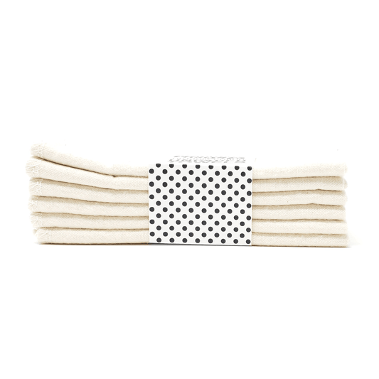 Unpaper Towels  reusable organic cotton 6 pack  side profile